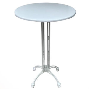 שולחן בר מעוצב רגל אמצע יצוק קוטר 60°